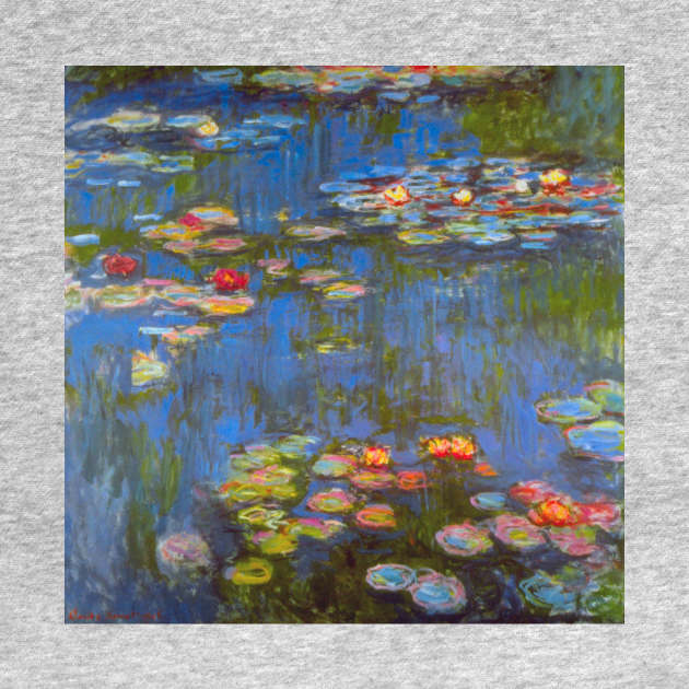 Waterlilies by Claude Monet by MasterpieceCafe